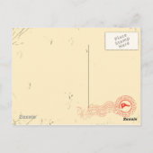 Playa del Carmenメキシコ車の旅行ポスター ポストカード (裏面)