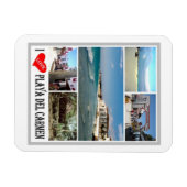 Playa Del Carmen – メキシコ – 大好き –  マグネット (横)