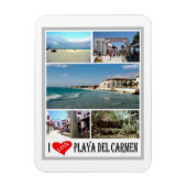 Playa Del Carmen – メキシコ – 大好き –  マグネット (縦)