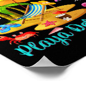 Playa Del Carmen Beach Mexico Summer Girls Trip 20 ポスター (角)