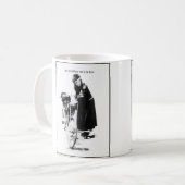 Playa del Reyの猫の女性(女性) コーヒーマグカップ (正面左)