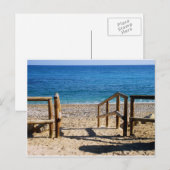 Playa en Villajoyosa, Alicante, España ポストカード (正面/裏面)