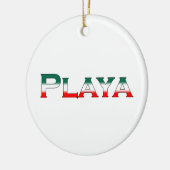 Playa (Playa del Carmen) セラミックオーナメント (左)