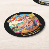 PlayaLinda Beach Paper Coaster ラウンドペーパーコースター (アングル)