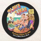 PlayaLinda Beach Paper Coaster ラウンドペーパーコースター (正面)