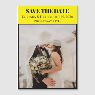 Playbill風の結婚予告 マグネット招待状