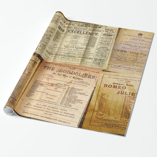 Playbills ラッピングペーパー (アンロールド)