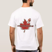PlayCanadianRules.comのデザイン4 Tシャツ (裏面)