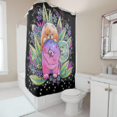 PLAYDATEの食事を-シャワー・カーテン結合しますか、または表示して下さい シャワーカーテン (インサイチュ)