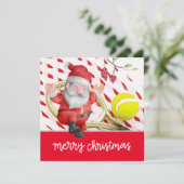 PLAYER用サンタクロースとテニスクリスマス シーズンカード (スタンド正面)