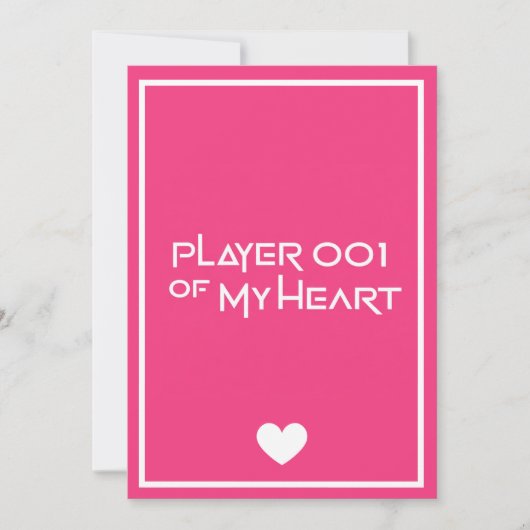 "Player 001 of my heart" love card シーズンカード (正面)
