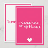 "Player 001 of my heart" love card シーズンカード (正面/裏面)