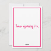 "Player 001 of my heart" love card シーズンカード (裏面)