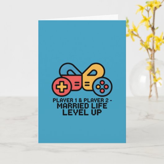 Player 1 & 2 Married Gamer カード (黄色い花)
