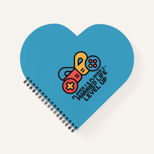 Player 1 & 2 Married Gamer ノートブック (正面)