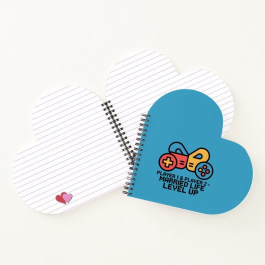 Player 1 & 2 Married Gamer ノートブック (内部)