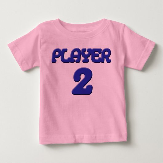 Player 2ベビーシャツ(グローなし) ベビーTシャツ (正面)