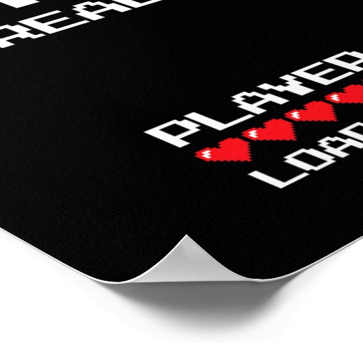 Player 2 Player 3 Loading - Retro Gaming -  ポスター (角)