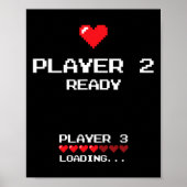 Player 2 Player 3 Loading - Retro Gaming - ポスター (正面)