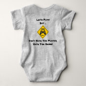 Player 3 Has Joined The Game ベビーボディスーツ (裏面)