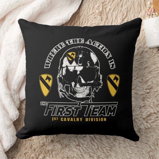Playera 1st Cavalry Division クッション (ブランケット)