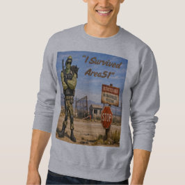 Playera Area51 -I survived Area51 スウェットシャツ