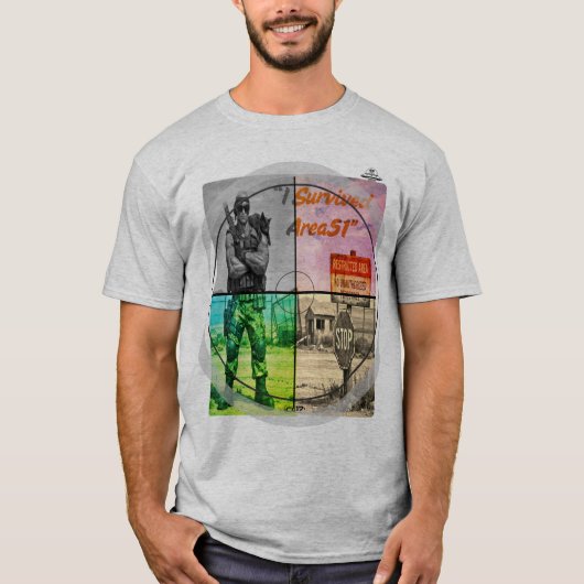 Playera Area51 -I survived Area51 Tシャツ (正面)