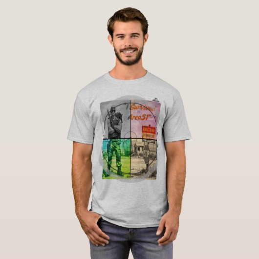 Playera Area51 -I survived Area51 Tシャツ (正面フル)