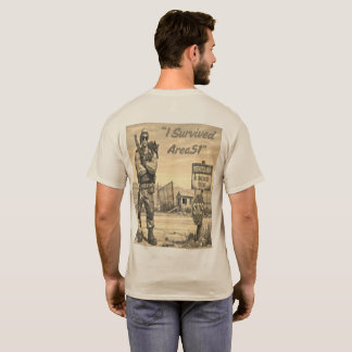 Playera Area51 -I survived Area51 Tシャツ