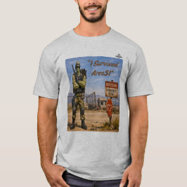 Playera Area51 -I survived Area51 Tシャツ