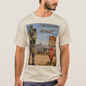 Playera Area51 -I survived Area51 Tシャツ (正面)