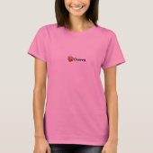 Playera Básica de Algodón para Mujer Tシャツ (正面)