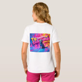 Playera básica de niñas tシャツ (裏面フル)