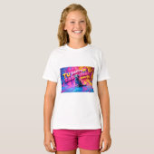 Playera básica de niñas tシャツ (正面フル)