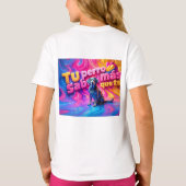 Playera básica de niñas tシャツ (裏面)