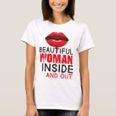 Playera Beautiful Woman Tシャツ (正面)