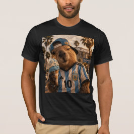  Playera Capibarra Turista Ice cream  Hollywood Tシャツ