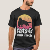 Playera | Cats and Punk Rock Tシャツ (正面)