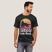 Playera | Cats and Punk Rock Tシャツ (正面フル)