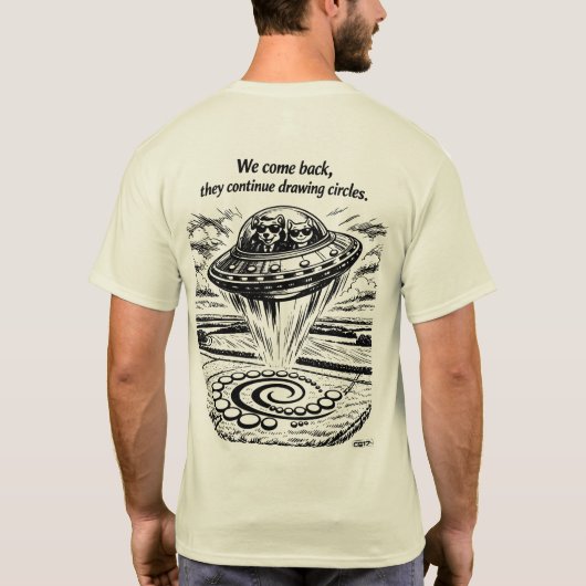 Playera CG17S - Crop Circles Tシャツ (裏面)