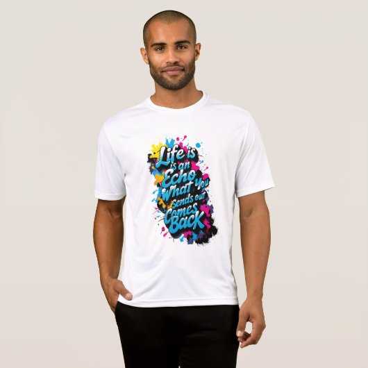 Playera Competitor de Sport-Tek Eco de la Vida Tシャツ (正面フル)