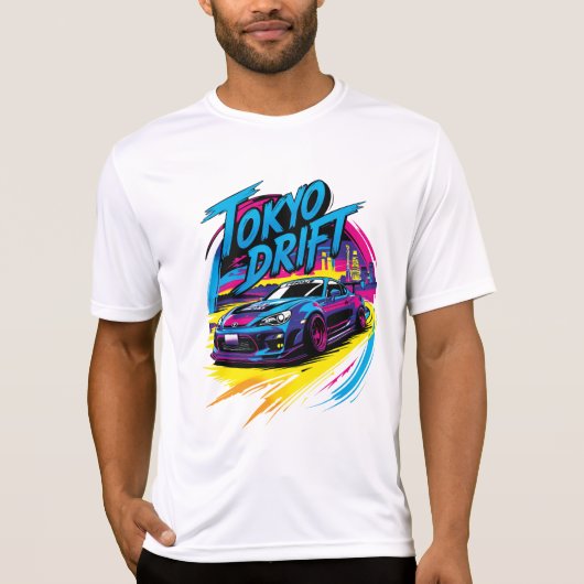 Playera Competitor de Sport-Tek Tokyo Drift  Tシャツ (正面)
