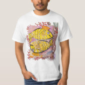 playera con acuarela original digitalizada pisces tシャツ (正面)