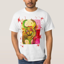playera con acuarela original digitalizada tauro tシャツ