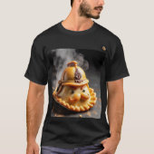playera con estampado "comandante empanadas" tシャツ (正面)