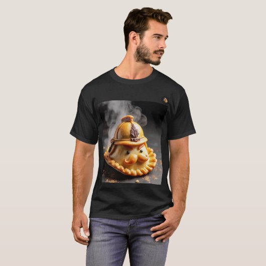 playera con estampado "comandante empanadas" tシャツ (正面フル)
