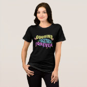Playera Cousins ​​together forever トライブレンドＴシャツ (正面全面)