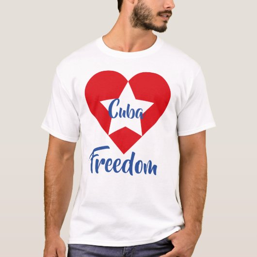 Playera Cuba Freedom Tシャツ (正面)