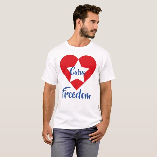 Playera Cuba Freedom Tシャツ (正面フル)