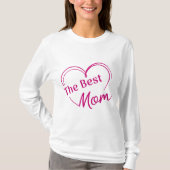Playera de mangas largas The Best Mom Tシャツ (正面)